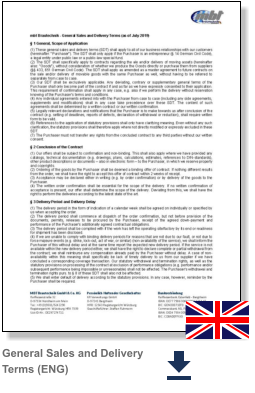 General Sales and Delivery Terms (ENG)